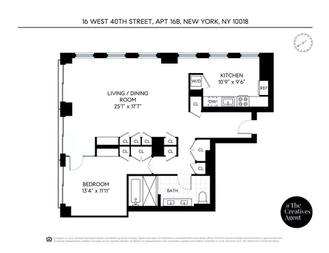 16 W 40th St #16B, New York, NY 10018