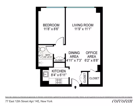 77 E 12th St #14E, New York, NY 10003