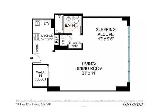 77 E 12th St #14E, New York, NY 10003