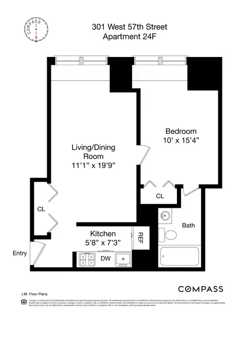301 W 57th St #24F, New York, NY 10019