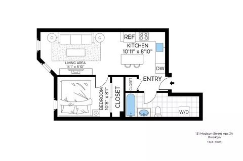 131 Madison St #2A, Brooklyn, NY 11216