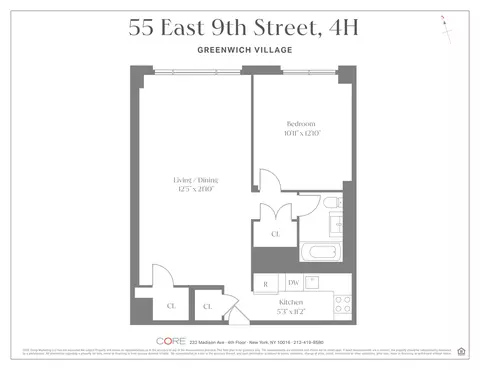 55 E 9th St #4H, New York, NY 10003
