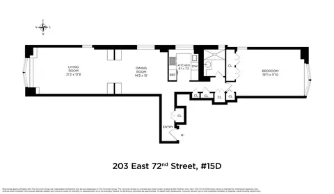203 E 72nd St #15D, New York, NY 10021