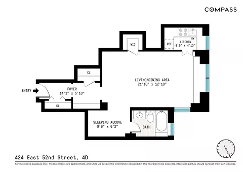 424 E 52nd St #4D, New York, NY 10022