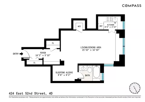 424 E 52nd St #4D, New York, NY 10022