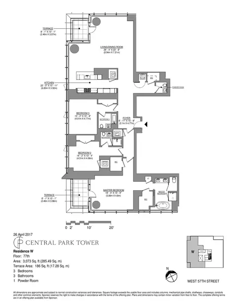 217 W 57th St #77-W, New York, NY 10019