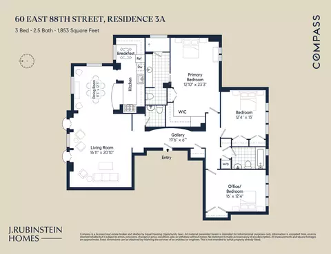 60 E 88th St #3A, New York, NY 10128