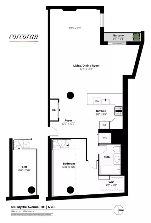 689 Myrtle Ave #3H, Brooklyn, NY 11205