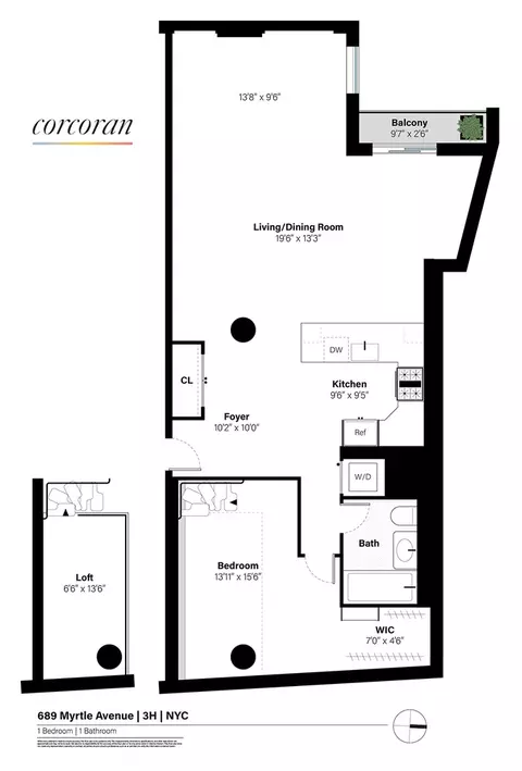 689 Myrtle Ave #3H, Brooklyn, NY 11205
