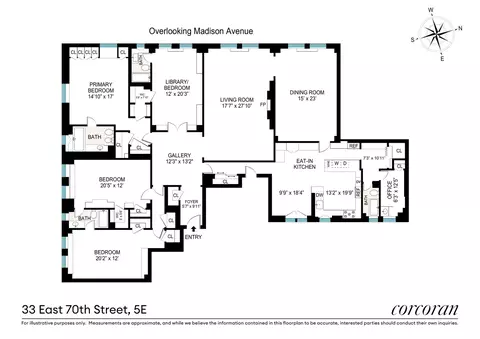 33 E 70th St #5E, New York, NY 10021