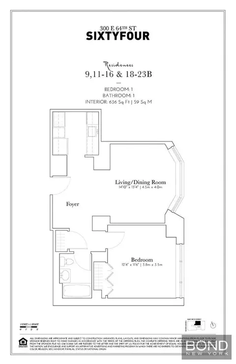 300 E 64th St #14B, New York, NY 10065