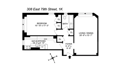 308 E 79th St #1K, New York, NY 10075