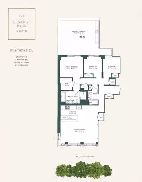 145 Central Park N #2A, New York, NY 10026