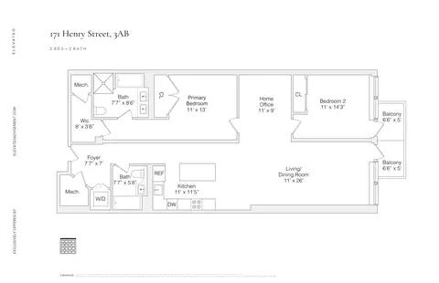 171 Henry St #3AB, New York, NY 10002
