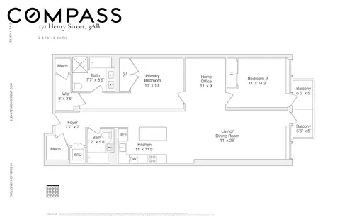 171 Henry St #3AB, New York, NY 10002
