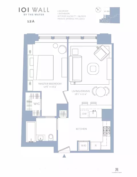 101 Wall St #12A, New York, NY 10005