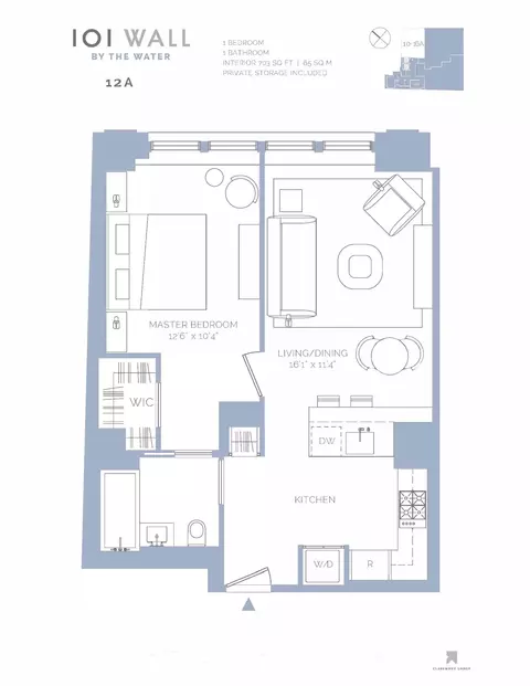 101 Wall St #12A, New York, NY 10005
