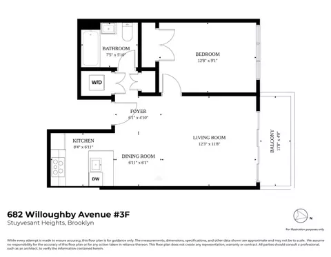 682 Willoughby Ave #3F, Brooklyn, NY 11206