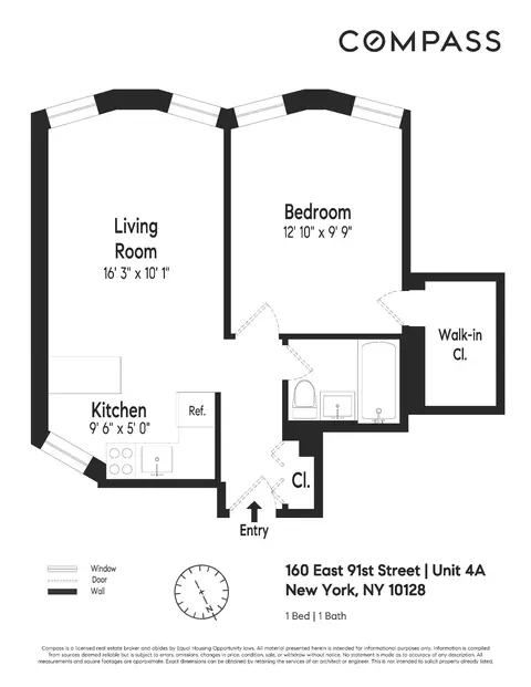 160 E 91st St #4A, New York, NY 10128