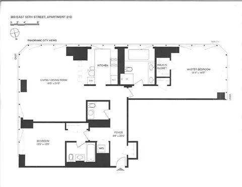 300 E 55th St #21D, New York, NY 10022