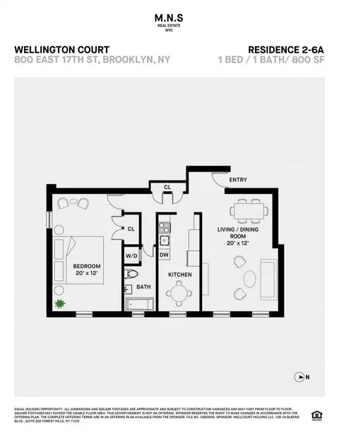 800 E 17th St #5-A, Brooklyn, NY 11230