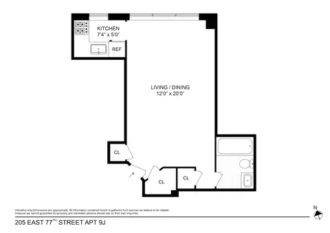 205 E 77th St #9J, New York, NY 10075
