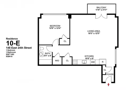 148 E 24th St #10E, New York, NY 10010