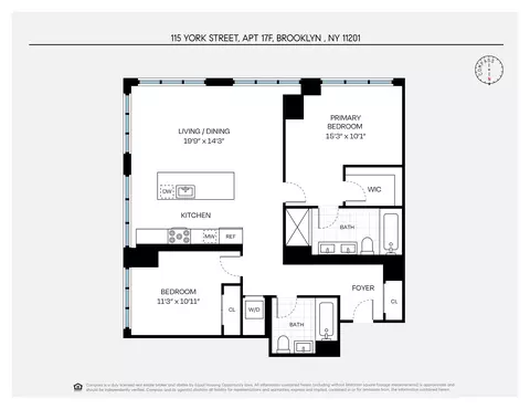 115 York St #17F, Brooklyn, NY 11201
