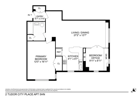 2 Tudor City Pl #5HN, New York, NY 10017