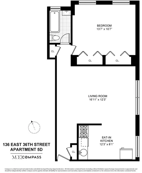 136 E 36th St #5D, New York, NY 10016