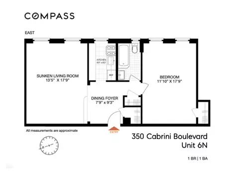 350 Cabrini Blvd #6N, New York, NY 10040