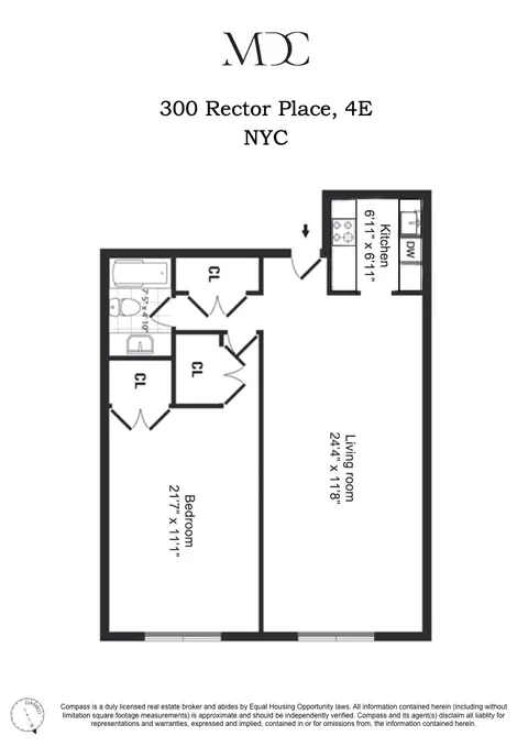 300 Rector Pl #4E, New York, NY 10280