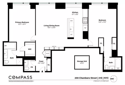 200 Chambers St #21E, New York, NY 10007