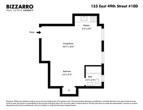 155 E 49th St #10D, New York, NY 10017