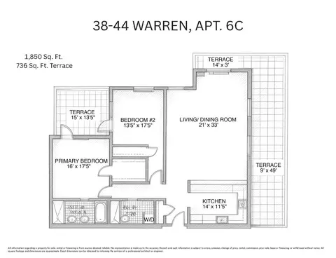 38 Warren St #6C, New York City, NY 10013