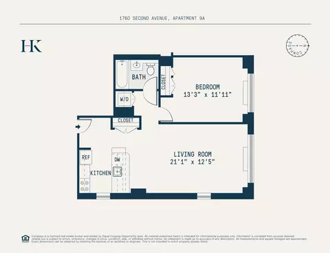 1760 2nd Ave #9A, New York, NY 10128