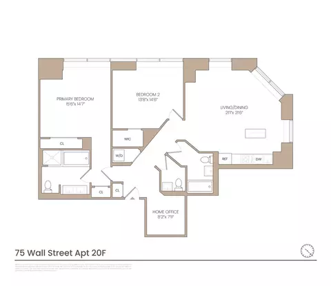 75 Wall St #20F, New York, NY 10005
