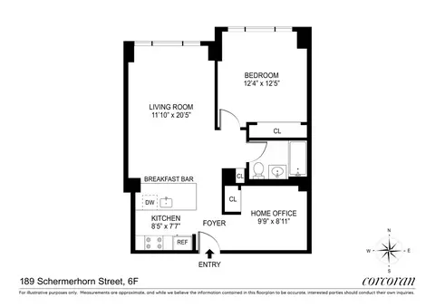 189 Schermerhorn St #6F, Brooklyn, NY 11201