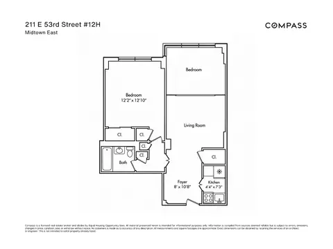 211 E 53rd St #12H, New York, NY 10022