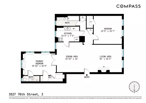 35-27 76th St #2, New York City, NY 11372