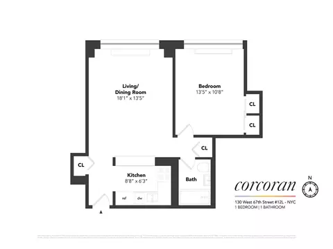 130 W 67th St #12L, New York, NY 10023