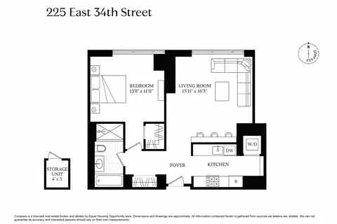 225 E 34th St #3K, New York, NY 10016