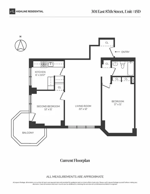 301 E 87th St #15D, New York, NY 10128