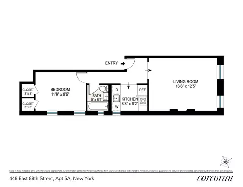 448 E 88th St #5A, New York, NY 10128