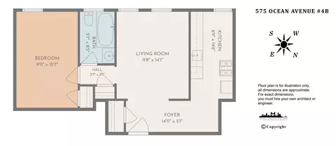 575 Ocean Ave #4B, Brooklyn, NY 11226