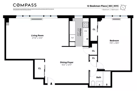 12 Beekman Pl #9D, New York, NY 10022