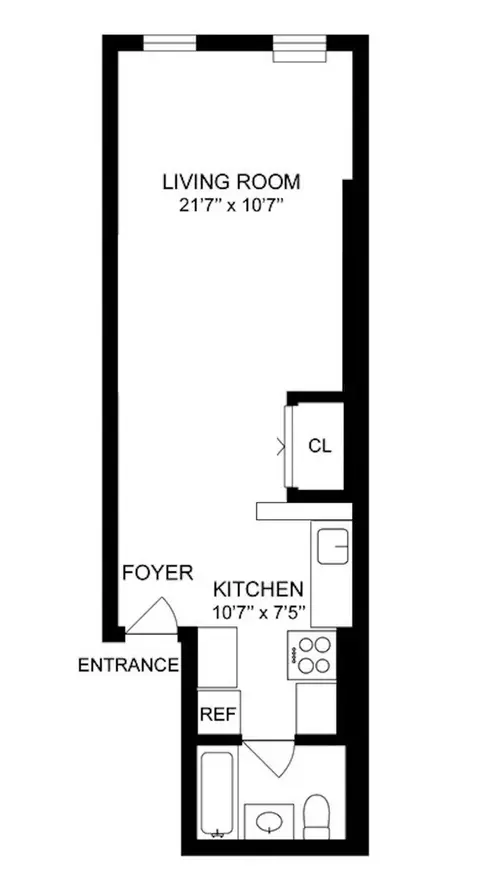 186 E 2nd St #5, New York, NY 10009