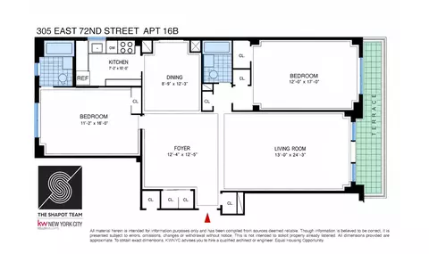 305 E 72nd St #16B, New York, NY 10021