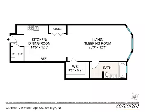 920 E 17th St #609, Brooklyn, NY 11230
