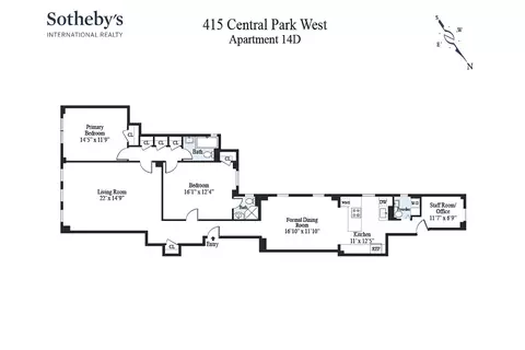 415 Central Park W #14D, New York, NY 10025